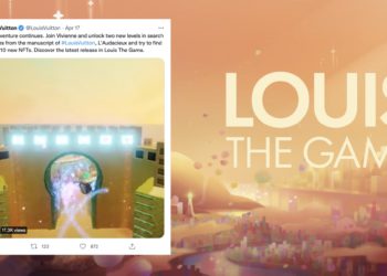 LV手遊《Louis: The Game》發布更新，增加全新 2 關卡、10 個 NFT 抽獎機會！