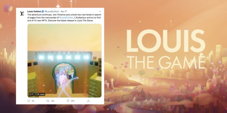 LV手遊《Louis: The Game》發布更新，增加全新 2 關卡、10 個 NFT 抽獎機會！