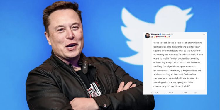 馬斯克成功以 440 億美元收購推特！獲董事會一致同意；狗狗幣暴漲 37%