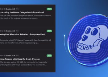ApeCoin DAO 發起新提案：針對 BAYC 質押、$APE 分配與論壇升級進行投票