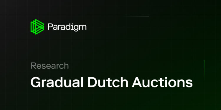 加密風投機構 Paradigm 提出「漸進荷蘭式拍賣」，解決 NFT 銷售流動性不足困境