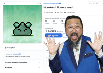 村上隆｜Murakami.Flowers NFT公售抽獎收490萬份申請，遠超OpenSea總交易地址量