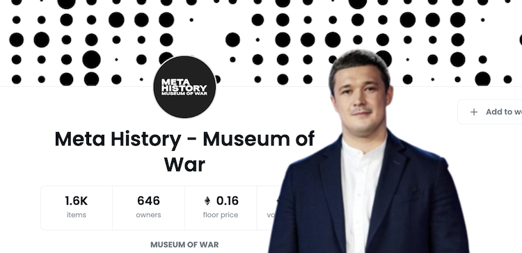 截圖 2022-04-08 上午11.04.35 | 動區動趨-最具影響力的區塊鏈新聞媒體 烏克蘭政府發行的 META HISTORY:Museum of War,2,182 枚 NFT  銷售一週尚未售罄