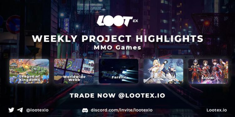 0_aTVnQ679OYtG3luy | 動區動趨-最具影響力的區塊鏈新聞媒體 GameFi 專欄|Lootex 每週精選 — MMO Games
