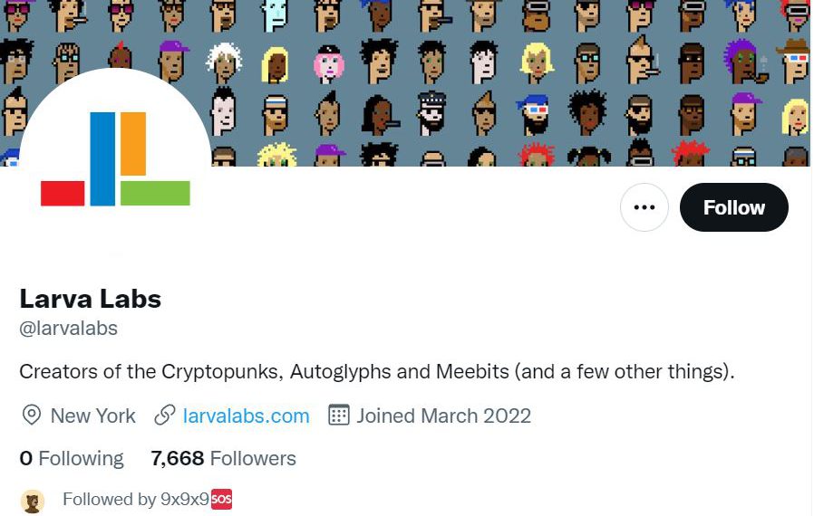 46978913867 | 動區動趨-最具影響力的區塊鏈新聞媒體 CryptoPunks 創始公司 Larva Labs 刪除所有推文,熱心網友已全數備份