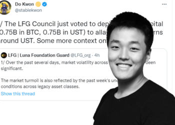 拯救UST掛鉤 ！LFG將7.5億美元比特幣貸款給OTC公司，Do Kwon : 不打算減少BTC持倉