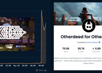 Otherside史詩大戰》燒掉5萬顆ETH、土地NFT鑄造Gas飆破8千；Yuga Labs : 抱歉癱瘓Etherscan，考慮造自己的鏈