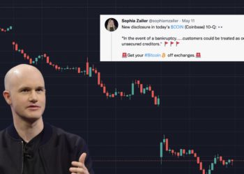 Coinbase隱密新風險提示 :「假如破產，用戶的加密貨幣可能拿不回」股價重挫26%再創新低