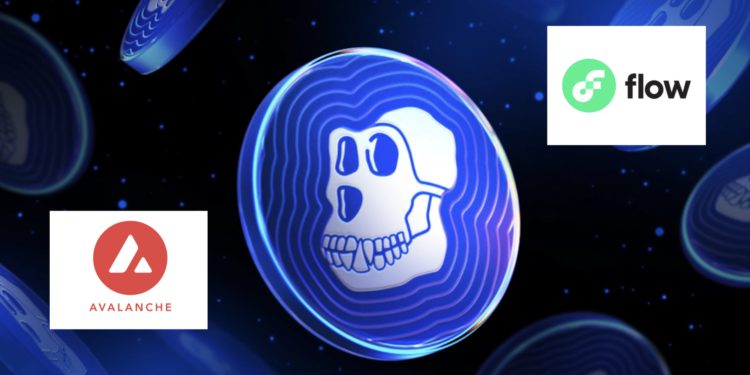 Yuga Labs考慮 ApeCoin 遷移到其他公鏈，雪崩(AVAX) 和 FLOW 積極拉攏！