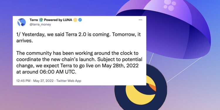 Terra 2.0新鏈明下午2點上線！官方：第一個區塊空投LUNA、多個原鏈Dapp承諾遷移