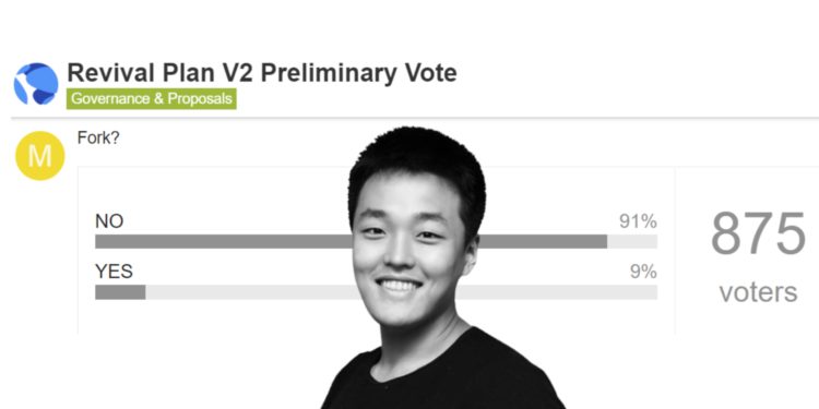 Luna初步投票》目前91%社群成員反對 Terra 重建計畫 V2！眾怨：我們要燒幣，不要分叉