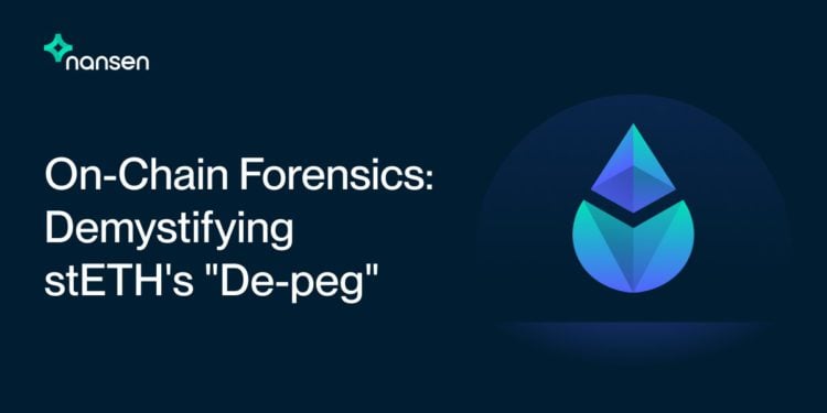 Nansen分析報告：stETH脫鉤可能是Terra崩盤引起！大量bETH存入Anchor借出UST