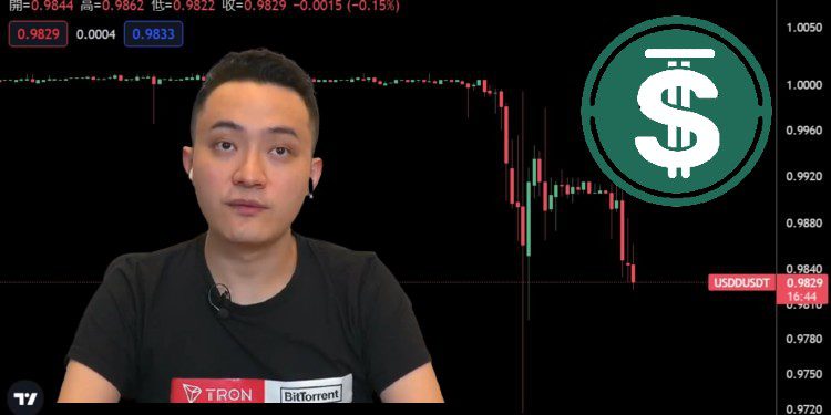 USDD脫鉤跌至0.97美元！Curve池嚴重傾斜；孫宇晨喊拿20億鎂軋爆TRX空頭