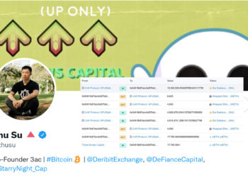 三箭資本將6800萬鎂stETH換ETH，砸盤套現2千萬鎂！