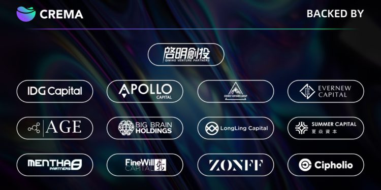 CREMA 220617 | 動區動趨-最具影響力的區塊鏈新聞媒體 Solana生態 | Crema Finance 完成 540 萬鎂私募融資,啓明創投領投