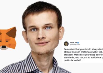 V 神 : 至少使用一個非MetaMask錢包 (Brave, Status…)，測試Dapp符合以太坊標準