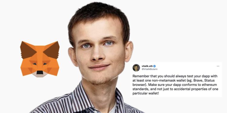 V 神 : 至少使用一個非MetaMask錢包 (Brave, Status…)，測試Dapp符合以太坊標準