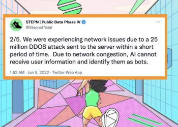 大量StepN玩家遭誤判bot停權！項目方 : 遇DDoS攻擊，將加倍能量補償