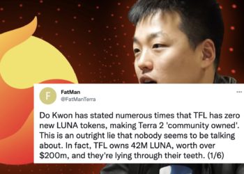 怒批Do Kwon說謊！研究員 : TFL持有超4,200萬枚新LUNA，價值超2億美元