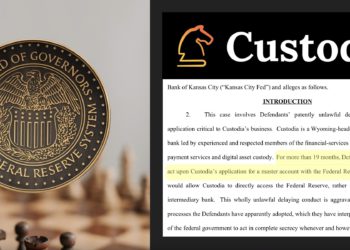數位資產銀行正式起訴聯準會！Custodia不滿申請 Fed 帳戶延宕