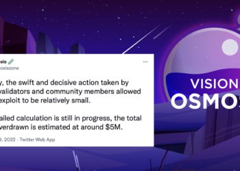 Osmosis將在v10重啟、承諾補償全額損失！2名攻擊者願歸還200萬鎂