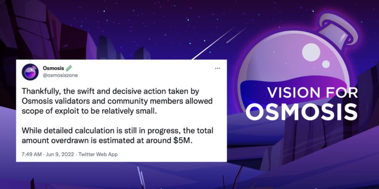 Osmosis將在v10重啟、承諾補償全額損失！2名攻擊者願歸還200萬鎂