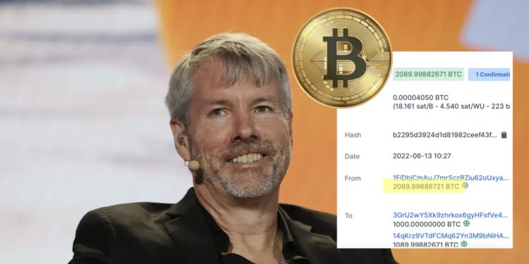 MicroStrategy要砸盤？錢包轉出2,089枚比特幣；CEO：我們相信BTC