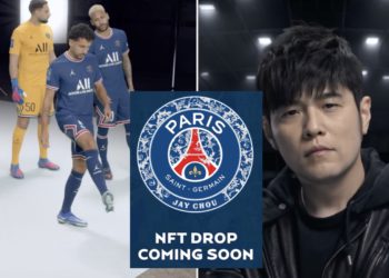 周杰倫出鏡合體梅西、內馬爾，周董 x PSG將在Crypto.com發售NFT