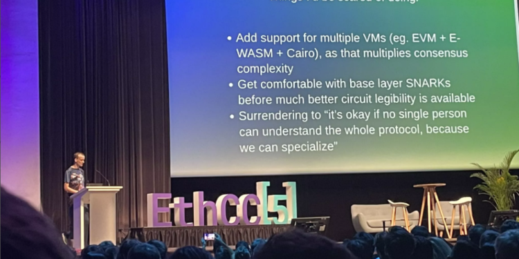 1658454992961361 | 動區動趨-最具影響力的區塊鏈新聞媒體 精華整理 | V神EthCC最新演講:以太坊合併只是開始,下一步是分片
