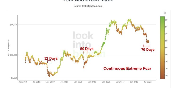 創紀錄！市場「極度恐慌」情緒已持續70天；Metamask創辦人：All in加密貨幣等同賭博