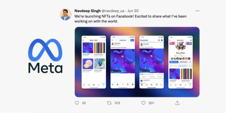 Xnip2022-07-01_11-08-47 | 動區動趨-最具影響力的區塊鏈新聞媒體 Meta產品經理:Facebook NFT 功能即將推出!率先支援以太坊和 Polygon