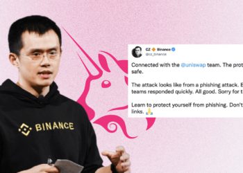 CZ為誤報Uniswap V3有漏洞致歉》澄清協議安全、網路釣魚致4295 ETH遭竊