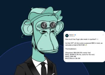 無聊猿母公司｜Yuga Labs NFT版稅收入逼近1.5億美元！Otherdeed賺最多