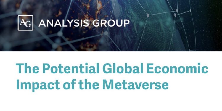 Analysis Group | 動區動趨-最具影響力的區塊鏈新聞媒體 Meta資助調研》元宇宙市場有望達80兆美元、首個十年為全球GDP貢獻2.8%