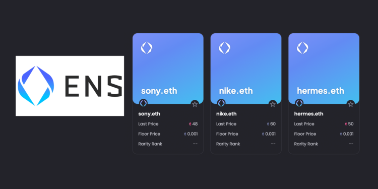 ens-domain-20220720 | 動區動趨-最具影響力的區塊鏈新聞媒體 ENS 市場火爆!Sony、Nike、Hermes 同名域名暴漲,amazon.eth 被出價百萬鎂