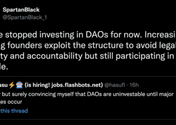 Spartan Capital 創辦人：已停止對 DAO 投資，太多人藉此逃避法律責任