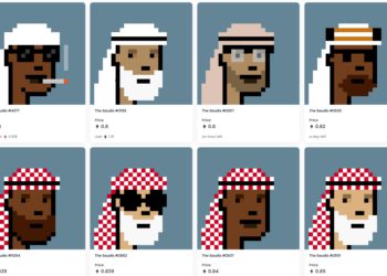 阿拉伯風免費NFT「The Saudis」爆紅！四天交易量破764萬美元，登頂OpenSea第2