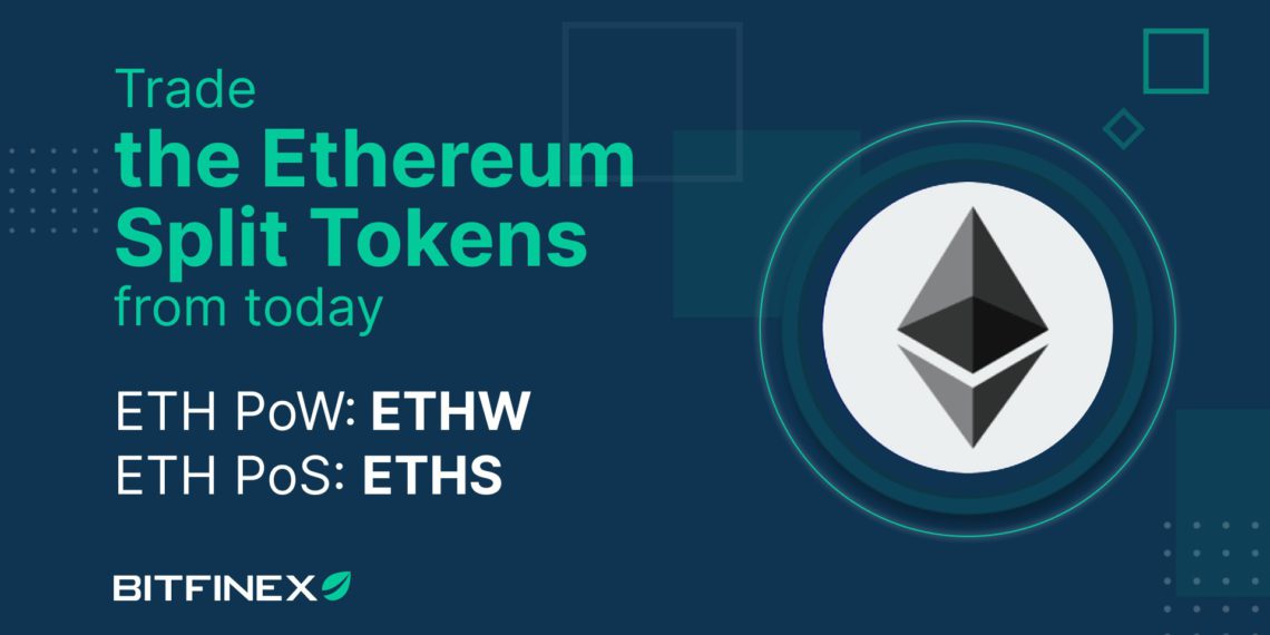Bitfinex上架以太坊分叉預備「分拆代幣」！ Poloniex 今晨 ETHW/USDT 暴漲 31%