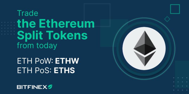 Bitfinex上架以太坊分叉預備「分拆代幣」！ Poloniex 今晨 ETHW/USDT 暴漲 31%