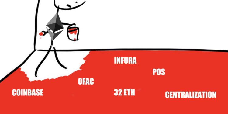 前Blockstream CSO : 以太坊往PoS過渡，將使政府監管機構更易控制區塊鏈