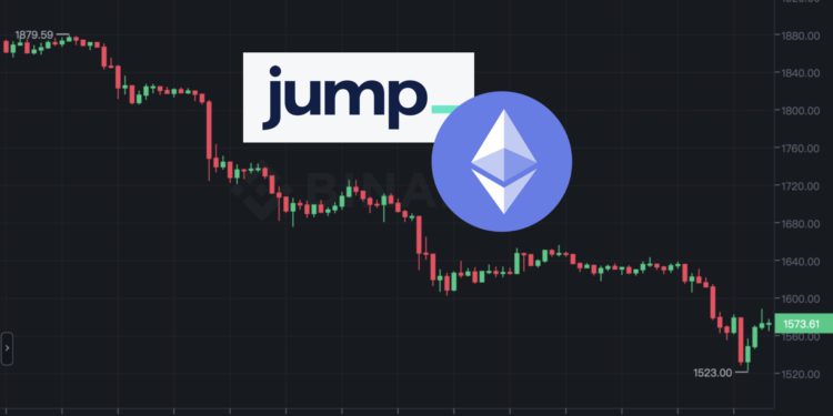 Xnip2022-08-22_09-06-31 | 動區動趨-最具影響力的區塊鏈新聞媒體 週末暴跌》QCP資本:Jump Crypto合併前拋售ETH傳言,和Fed鷹派立場所致