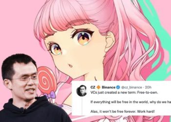 CZ潑冷水！評價 “Free to Own“：創投創出的新名詞，不會永久免費