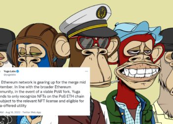 無聊猿緊抱以太坊 PoS，Yuga Labs聲明：應用條款僅承認PoS鏈的NFT