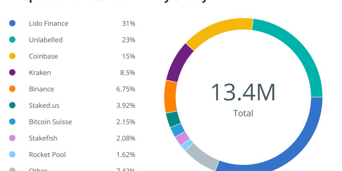Nansen：64%質押ETH被5大實體控制；Hodlnaut考慮合併前出售DeFi資產