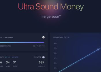 以太坊合併必追工具 UltraSound.money！緊盯 Merge 倒數、供應量、Gas 變化…