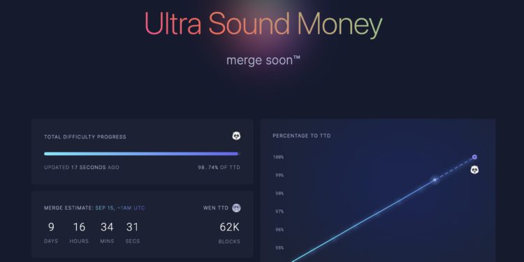 以太坊合併必追工具 UltraSound.money！緊盯 Merge 倒數、供應量、Gas 變化…