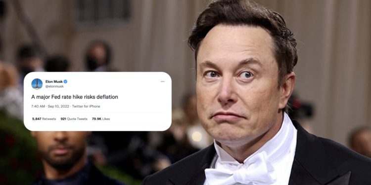 Xnip2022-09-12_09-04-16 | 動區動趨-最具影響力的區塊鏈新聞媒體 馬斯克警告:聯準會大幅加息恐致「通貨緊縮」!Peter Schiff:Fed將以大規模QE救市