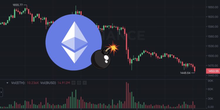 Xnip2022-09-16_08-57-46 | 動區動趨-最具影響力的區塊鏈新聞媒體 以太坊重挫10%跌破1500、全網爆倉近3億鎂!Polygon創辦人 : 合併或為Web3帶來十億用戶