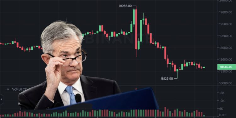 鮑爾 | 動區動趨-最具影響力的區塊鏈新聞媒體 Fed再升息3碼!市場重挫、ETH一度暴跌13%;彭博:比特幣正處極度折扣行情