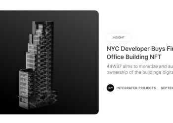 紐約市首座實體辦公大樓 NFT「44W37」已正式出售！